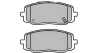 ASN-2235 AISIN Комплект тормозных колодок, дисковый тормоз