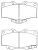 ASN-274 AISIN Комплект тормозных колодок, дисковый тормоз