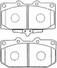 B1N002 AISIN Комплект тормозных колодок, дисковый тормоз