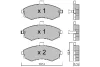 BPHY-1007 AISIN Комплект тормозных колодок, дисковый тормоз