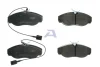 Превью - BPPE-1021 AISIN Комплект тормозных колодок, дисковый тормоз (фото 2)