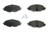 Превью - BPVW-1029 AISIN Комплект тормозных колодок, дисковый тормоз (фото 2)