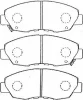 C1N034 AISIN Комплект тормозных колодок, дисковый тормоз