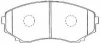 E1N004 AISIN Комплект тормозных колодок, дисковый тормоз