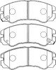 J1N008 AISIN Комплект тормозных колодок, дисковый тормоз