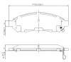 NP3002 NATIONAL Комплект тормозных колодок, дисковый тормоз