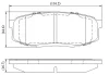 NP3114 NATIONAL Комплект тормозных колодок, дисковый тормоз