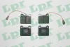05P155 LPR/AP/RAL Комплект тормозных колодок, дисковый тормоз
