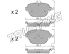1138.0 TRUSTING Комплект тормозных колодок, дисковый тормоз