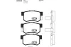 BP-2030 KAVO PARTS Комплект тормозных колодок, дисковый тормоз