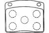 BP-2048 KAVO PARTS Комплект тормозных колодок, дисковый тормоз