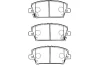 BP-2050 KAVO PARTS Комплект тормозных колодок, дисковый тормоз