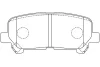 BP-2063 KAVO PARTS Комплект тормозных колодок, дисковый тормоз