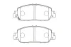 BP-2067 KAVO PARTS Комплект тормозных колодок, дисковый тормоз