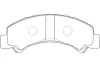 BP-3516 KAVO PARTS Комплект тормозных колодок, дисковый тормоз