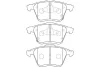 BP-4566 KAVO PARTS Комплект тормозных колодок, дисковый тормоз