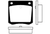 BP-6540 KAVO PARTS Комплект тормозных колодок, дисковый тормоз