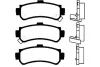 BP-6555 KAVO PARTS Комплект тормозных колодок, дисковый тормоз