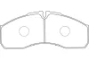 BP-6615 KAVO PARTS Комплект тормозных колодок, дисковый тормоз