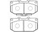 BP-8016 KAVO PARTS Комплект тормозных колодок, дисковый тормоз