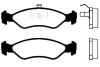 BP-8504 KAVO PARTS Комплект тормозных колодок, дисковый тормоз