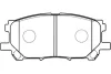 BP-9090 KAVO PARTS Комплект тормозных колодок, дисковый тормоз