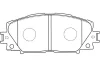 BP-9112 KAVO PARTS Комплект тормозных колодок, дисковый тормоз