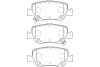 BP-9129 KAVO PARTS Комплект тормозных колодок, дисковый тормоз