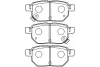 BP-9148 KAVO PARTS Комплект тормозных колодок, дисковый тормоз