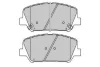 Превью - KBP-3060 KAVO PARTS Комплект тормозных колодок, дисковый тормоз (фото 2)