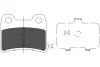 KBP-4011 KAVO PARTS Комплект тормозных колодок, дисковый тормоз