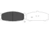 KBP-5527 KAVO PARTS Комплект тормозных колодок, дисковый тормоз