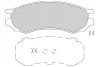 KBP-6595 KAVO PARTS Комплект тормозных колодок, дисковый тормоз