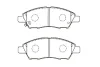 KBP-6613 KAVO PARTS Комплект тормозных колодок, дисковый тормоз