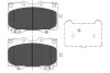KBP-9049 KAVO PARTS Комплект тормозных колодок, дисковый тормоз