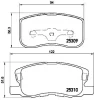 P54046 A.B.S. Комплект тормозных колодок, дисковый тормоз