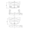 J3611037 NIPPARTS Комплект тормозных колодок, дисковый тормоз