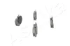 Превью - 50-00-0039 ASHIKA Комплект тормозных колодок, дисковый тормоз (фото 2)