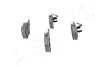 Превью - 50-00-0048 ASHIKA Комплект тормозных колодок, дисковый тормоз (фото 2)