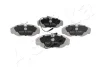 Превью - 50-00-0056 ASHIKA Комплект тормозных колодок, дисковый тормоз (фото 3)