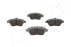 50-00-0075 ASHIKA Комплект тормозных колодок, дисковый тормоз