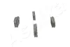 Превью - 50-00-0080 ASHIKA Комплект тормозных колодок, дисковый тормоз (фото 2)