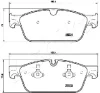 Превью - 50-00-0532 ASHIKA Комплект тормозных колодок, дисковый тормоз (фото 2)