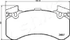 Превью - 50-00-0926 ASHIKA Комплект тормозных колодок, дисковый тормоз (фото 2)