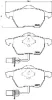 Превью - 50-00-0927 ASHIKA Комплект тормозных колодок, дисковый тормоз (фото 2)