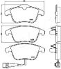 Превью - 50-00-0929 ASHIKA Комплект тормозных колодок, дисковый тормоз (фото 2)