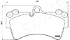 Превью - 50-00-0931 ASHIKA Комплект тормозных колодок, дисковый тормоз (фото 2)