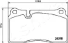 Превью - 50-00-0933 ASHIKA Комплект тормозных колодок, дисковый тормоз (фото 2)