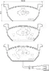 Превью - 50-00-0938 ASHIKA Комплект тормозных колодок, дисковый тормоз (фото 2)