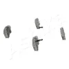 Превью - 50-01-1002 ASHIKA Комплект тормозных колодок, дисковый тормоз (фото 2)